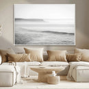 Black and White Seascape Wall Art Canvas Print – Framed by MyGreatCanvas | Canvas Wall Art Prints | Photo Prints & Wall Decor