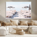 Minimalist Beach Wall Art Canvas Print – Framed Pastel Sand by MyGreatCanvas | Canvas Wall Art Prints | Photo Prints & Wall Decor