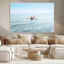 Swimming Relaxation Wall Art Canvas Print – Framed Peaceful by MyGreatCanvas | Canvas Wall Art Prints | Photo Prints & Wall Decor