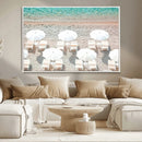 Calm Beach Wall Art – Framed Turquoise Water Canvas Artwork, by MyGreatCanvas | Canvas Wall Art Prints | Photo Prints & Wall Decor