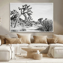 Joshua Tree Wall Art Canvas Print – Framed Desert Path Art by MyGreatCanvas | Canvas Wall Art Prints | Photo Prints & Wall Decor