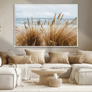 Beach Grass Wall Art – Framed Coastal Dunes Canvas Artwork, by MyGreatCanvas | Canvas Wall Art Prints | Photo Prints & Wall Decor