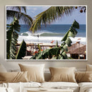 Tropical Shoreline Wall Art Canvas Print – Framed Surfer by MyGreatCanvas | Canvas Wall Art Prints | Photo Prints & Wall Decor