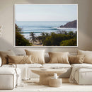 Tropical Beach Scene Wall Art Canvas Print – Framed Coastal by MyGreatCanvas | Canvas Wall Art Prints | Photo Prints & Wall Decor