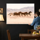 Wild Horse Wall Art Canvas Print – Framed Rustic Western Art by MyGreatCanvas | Canvas Wall Art Prints | Photo Prints & Wall Decor