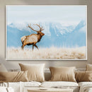 Mountain Elk Wall Art Canvas Print – Framed Rustic Wildlife by MyGreatCanvas | Canvas Wall Art Prints | Photo Prints & Wall Decor