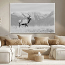 Elk Photography Wall Art Canvas Print, Framed Mountain by MyGreatCanvas | Canvas Wall Art Prints | Photo Prints & Wall Decor