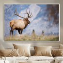 Mountain Elk Wall Art Canvas Print – Framed Rustic Wildlife by MyGreatCanvas | Canvas Wall Art Prints | Photo Prints & Wall Decor