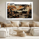 Modern Japanese Wall Art Canvas Print – Framed Abstract by MyGreatCanvas | Canvas Wall Art Prints | Photo Prints & Wall Decor