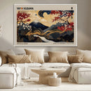 Modern Japanese Wall Art Canvas Print – Framed Abstract by MyGreatCanvas | Canvas Wall Art Prints | Photo Prints & Wall Decor