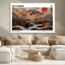 Mount Fuji Wall Art Canvas Print – Framed Abstract Mount