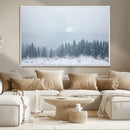 Winter Forest Wall Art Canvas Print – Framed Snowy Landscape by MyGreatCanvas | Canvas Wall Art Prints | Photo Prints & Wall Decor