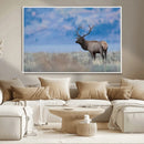 Elk Wall Decor Canvas Print – Framed Rustic Wildlife Art by MyGreatCanvas | Canvas Wall Art Prints | Photo Prints & Wall Decor