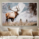 Elk Photography Wall Art Canvas Print – Framed Mountain by MyGreatCanvas | Canvas Wall Art Prints | Photo Prints & Wall Decor