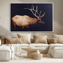 Bull Elk Decor Wall Art Canvas Print – Framed Elk by MyGreatCanvas | Canvas Wall Art Prints | Photo Prints & Wall Decor