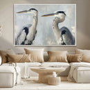 Blue Heron Wall Art Canvas Print – Coastal Bird by MyGreatCanvas | Canvas Wall Art Prints | Photo Prints & Wall Decor