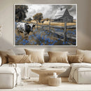 Longhorn Wall Art Canvas Print – Framed Texas Canvas Picture by MyGreatCanvas | Canvas Wall Art Prints | Photo Prints & Wall Decor