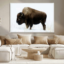 Bison Wall Art Canvas Print – Framed Western Wildlife by MyGreatCanvas | Canvas Wall Art Prints | Photo Prints & Wall Decor