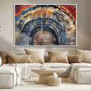 Tree Rings Wall Art Canvas Print – Framed Petrified Wood by MyGreatCanvas | Canvas Wall Art Prints | Photo Prints & Wall Decor