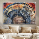 Tree Rings Wall Art Canvas Print – Framed Wood Art Picture by MyGreatCanvas | Canvas Wall Art Prints | Photo Prints & Wall Decor