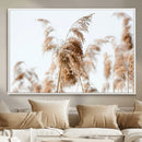 Pampas Grass Wall Art Canvas Print – Framed Neutral Tones by MyGreatCanvas | Canvas Wall Art Prints | Photo Prints & Wall Decor