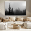 Misty Pines Wall Art Canvas Print – Framed Woodland by MyGreatCanvas | Canvas Wall Art Prints | Photo Prints & Wall Decor