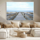 Beach Boardwalk Wall Art Canvas Print – Framed Coastal by MyGreatCanvas | Canvas Wall Art Prints | Photo Prints & Wall Decor
