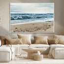 Ocean Wall Art Canvas Print – Framed Moody Seascape Coastal by MyGreatCanvas | Canvas Wall Art Prints | Photo Prints & Wall Decor