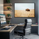 Buffalo Wall Art Canvas Print – Framed Western Wildlife