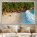 Tropical Beach Wall Art Canvas Print, Framed Ocean Waves and by MyGreatCanvas | Canvas Wall Art Prints | Photo Prints & Wall Decor