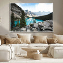 Canadian Rockies Wall Art Canvas Print – Framed Mountain by MyGreatCanvas | Canvas Wall Art Prints | Photo Prints & Wall Decor