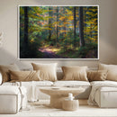 Autumn Forest Wall Art Canvas Print – Framed Fall Woodland by MyGreatCanvas | Canvas Wall Art Prints | Photo Prints & Wall Decor