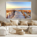 Ocean Sunset Wall Art Canvas Print – Nautical Beach
