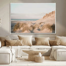 Beach Landscape Wall Art Canvas Print – Framed Sand Dune