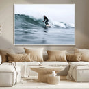 Surfer on Wave Wall Art Canvas Print – Framed Ocean by MyGreatCanvas | Canvas Wall Art Prints | Photo Prints & Wall Decor