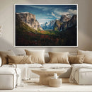Yosemite National Park Wall Art Canvas Print – Framed