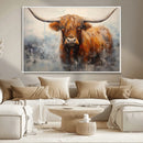 Scottish Highland Wall Art Canvas Print, Framed Longhorn Art by MyGreatCanvas | Canvas Wall Art Prints | Photo Prints & Wall Decor
