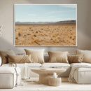 Desert Plains Wall Art Canvas Print, Golden Light Over Dry by MyGreatCanvas | Canvas Wall Art Prints | Photo Prints & Wall Decor