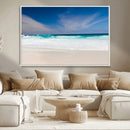 Ocean Breeze Wall Art Canvas Print, Aqua Waves and Coastal by MyGreatCanvas | Canvas Wall Art Prints | Photo Prints & Wall Decor