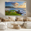 Pebble Beach Golf Links Wall Art Canvas Print – Iconic