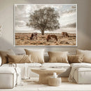 Texas Longhorn Cattle Wall Art, Rustic Western Ranch Canvas by MyGreatCanvas | Canvas Wall Art Prints | Photo Prints & Wall Decor