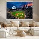 Target Field Wall Art Canvas Print – Baseball Stadium Scene, by MyGreatCanvas | Canvas Wall Art Prints | Photo Prints & Wall Decor