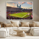 Chicago Bears Soldiers Field Wall Art Canvas Print – Framed