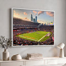 Chicago Bears Soldiers Field Wall Art Canvas Print – Framed