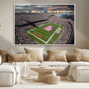 Chicago Bears Soldiers Field Wall Art Canvas Print – Framed