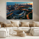 Chicago Bears Soldiers Field Wall Art Canvas Print – Framed