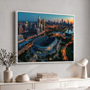 Chicago Bears Soldiers Field Wall Art Canvas Print – Framed
