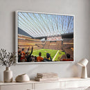 Cleveland Browns Stadium Wall Art Canvas Print – Framed NFL