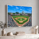 Wrigley Field Baseball Stadium Canvas Wall Art – Packed