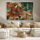 Tsukioka Yoshitoshi Samurai Wall Art – Japanese Katana by MyGreatCanvas | Canvas Wall Art Prints | Photo Prints & Wall Decor